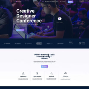 Thiết kế web tổ chức sự kiện chuyên nghiệp, mẫu website events đẹp